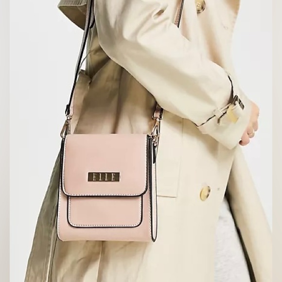 Elle Pink Shoulder Crossbody Handbag - Picture 2 of 10